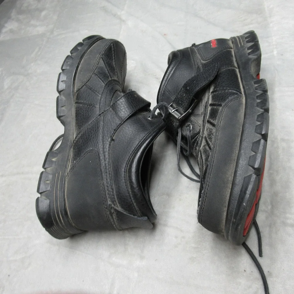 Polo Ralph Lauren Mens 11D Duck Boots Dover‎ II Black Leather Buckle Waterproof